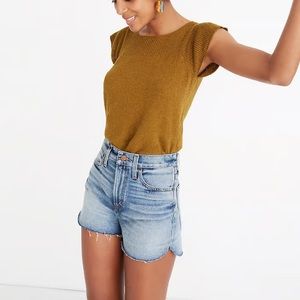 Madewell The Perfect Jean Short Tulip Hem Edition